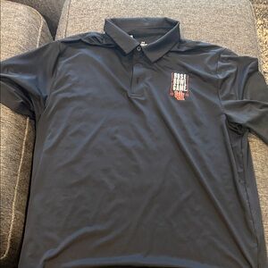 Under Armour Black Polo Shirt with Utah Logo